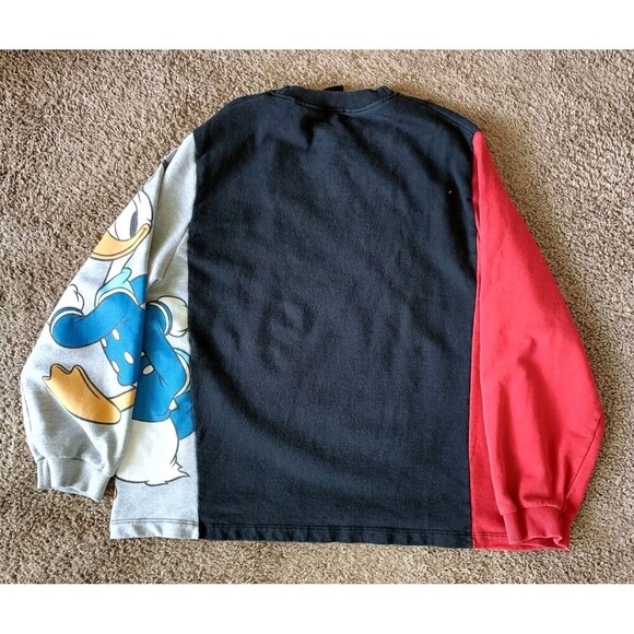 Disney Daffy Duck Sweatshirt Women's Medium Black Long Sleeve - Picture 4 of 6